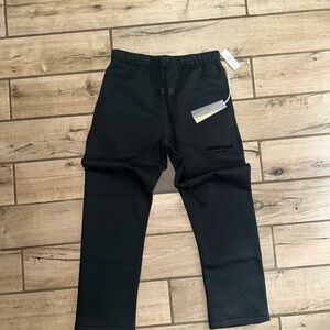 Essentials Kids Black Jogger Sweatpants